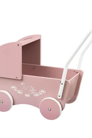 Krea Poppenwagen - Hout - Rose Premium