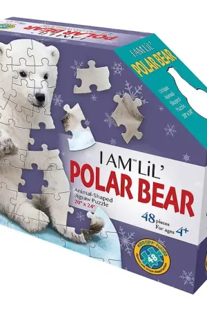 Madd Capp Puzzles Puzzel - I Am LiL' Polar Bear - 48 Bakstenen Aanbieding
