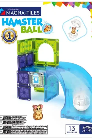Express Levering Magna-Tiles Magneetset - 13 Onderdelen - Hamsterwiel + MicroMAGS