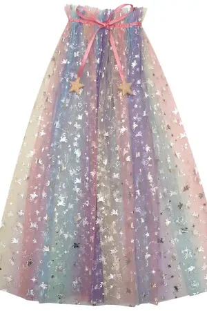 Aanbieding Mimi & Lula Cape - Tule - Ombre Unicorn