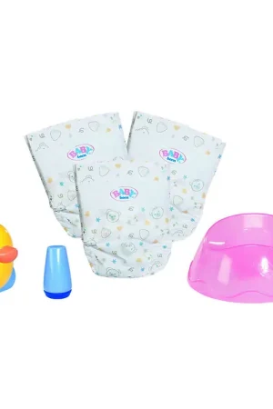 Lage Kosten Baby Born Poppen Accessoires - Potten set