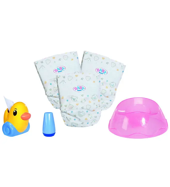 Lage Kosten Baby Born Poppen Accessoires - Potten set