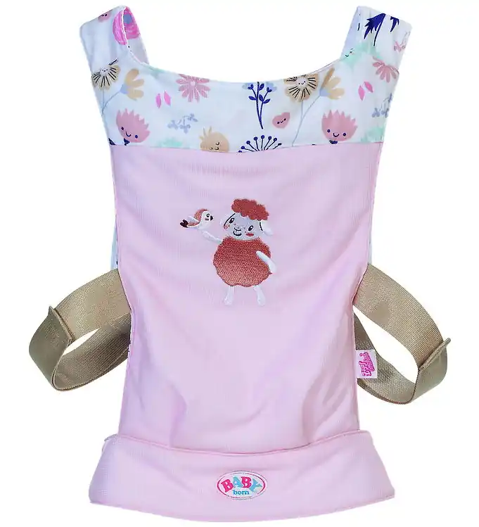 Finale Uitverkoop Baby Born Poppen Accessoires - Poppendrager m. Bloemen