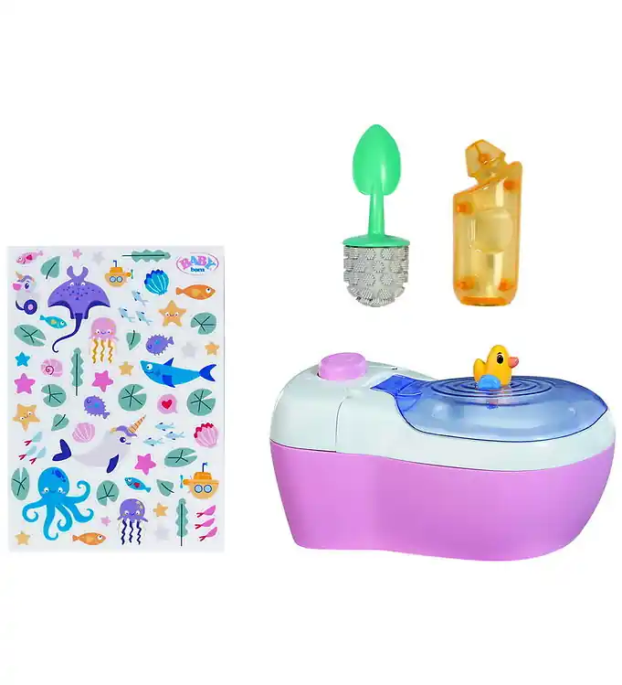 Veilige Betaling Baby Born Poppen Accessoires m. Licht - Toilet