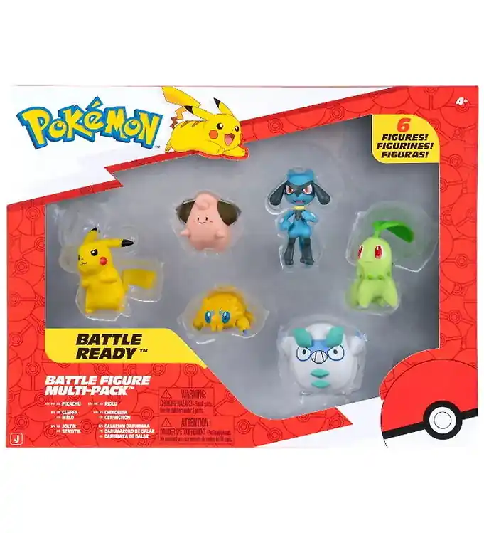 Pokémon Speelfiguren - 6-pack - Battle Figure Hete Deal