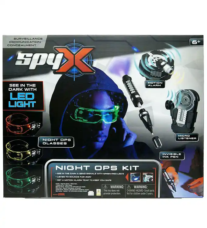 SpyX - Nachtmissieset - LED Lichten - Geel/Rood/Groen Express Levering