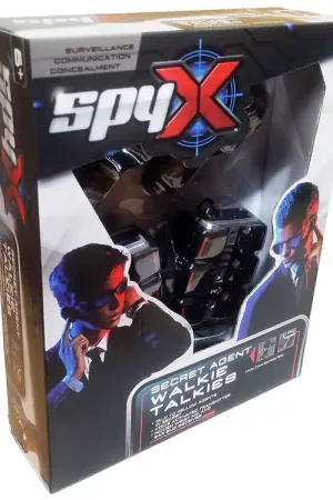 Korting SpyX Walkie Talkies - Geheim Agent - 2 st. - Zwart