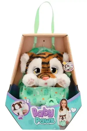 Bestel Nu Baby Paws Knuffel - 24 cm - Tijger