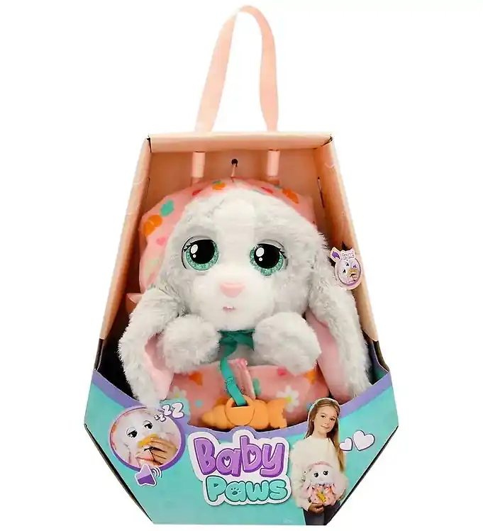 Must-Have Baby Paws Interactief Knuffel - 24 cm - Bunny