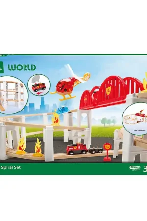 Betaalbaar BRIO World Treinset - 73 Onderdelen - MEGA Spiraalset 36114