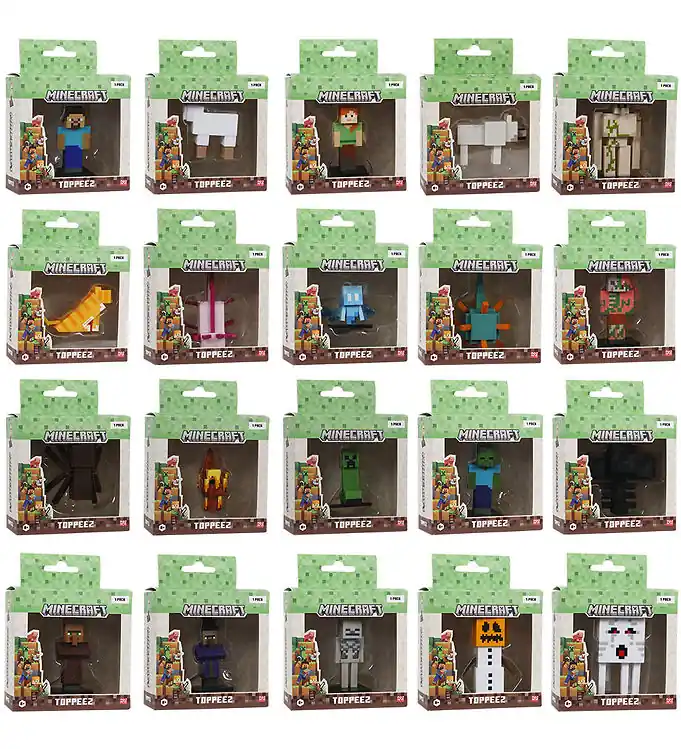 Minecraft Figuur - 3D - Assorti Finale Uitverkoop