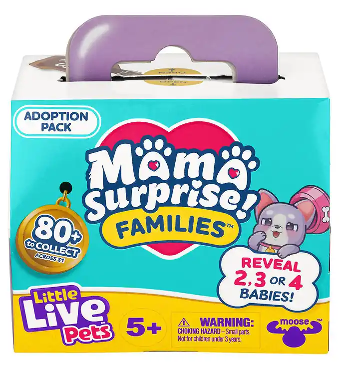 Actieprijs Little Live Pets - Mama Verrassingsfamilie - Adoptie - Assorti
