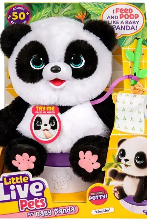Little Live Pets Interactief Knuffel - My Baby Panda - ChuChu Direct Verzonden