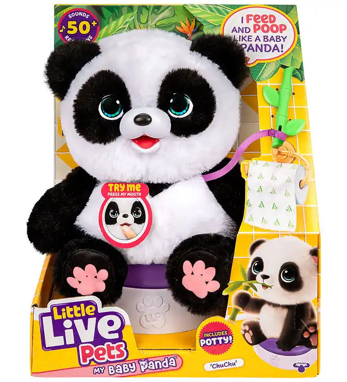 Little Live Pets Interactief Knuffel - My Baby Panda - ChuChu Direct Verzonden