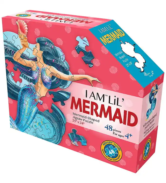 Fabrieksprijs Madd Capp Puzzles Puzzel - I Am LiL' Mermaid - 48 Bakstenen