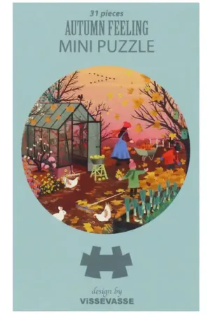 Gratis Retour Vissevasse Puzzel - Mini - 11x11 cm - 31 Bakstenen - Herfsttarie