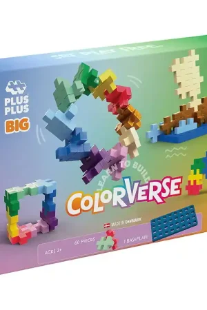 Gecertificeerd Plus-Plus BIG - Leer bouwen - 60 stk - Colorverse