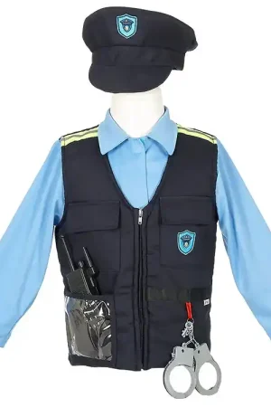 Beperkt Aanbod Souza Verkleedkleren - Politie - Blauw