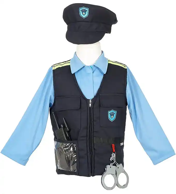 Beperkt Aanbod Souza Verkleedkleren - Politie - Blauw