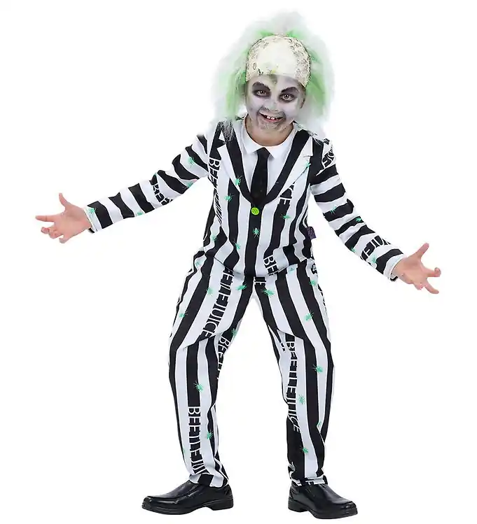 Smiffys Verkleedkleren - Beetlejuice - Wit/Zwart Betaalbaar