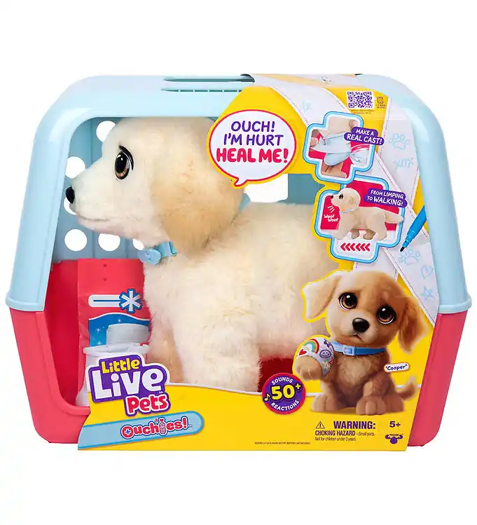 Express Levering Little Live Pets Interactief Knuffel - Ouchies - Cooper
