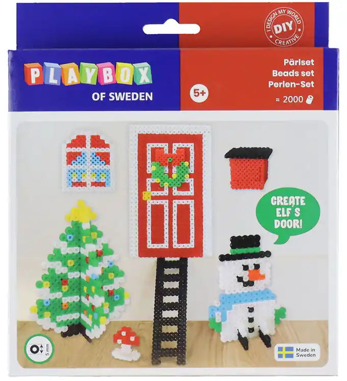 Playbox Kralenset - 2000 st. - Sneeuwpop m. Deur Dagaanbieding