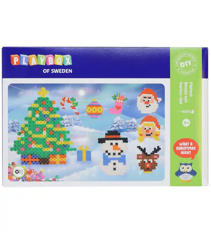 Op = Op Playbox Kralenset - 4000 st. - Kerstmotieven
