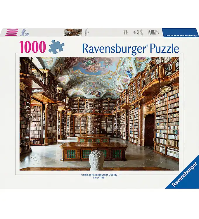 Direct Beschikbaar Ravensburger Puzzel - 1000 Bakstenen - Bibliotheek in St. Floria