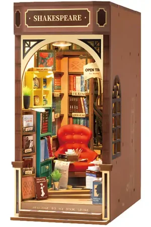 Rolife Miniatuurdiorama - DIY - Boekenhoek & Wonderland - Boeken Populair