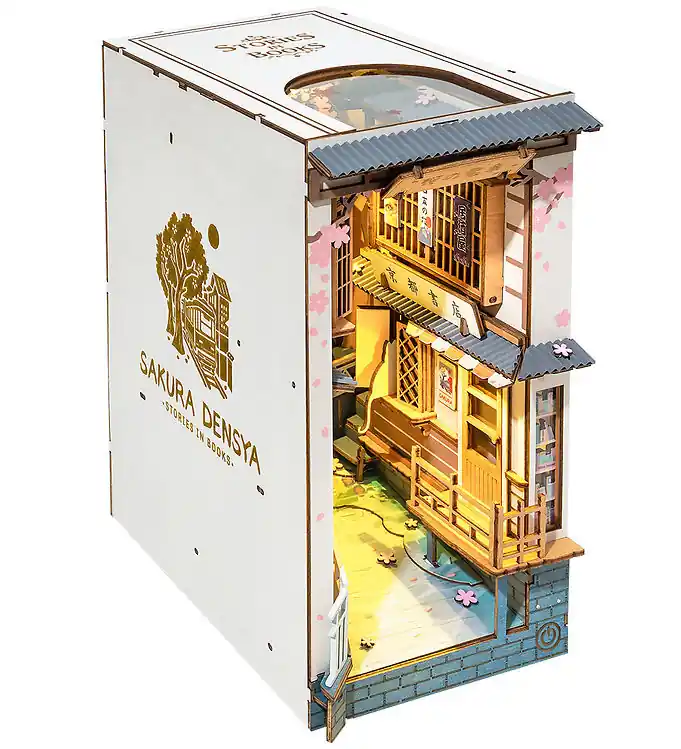 Rechtstreeks Van De Fabrikant Rolife Miniatuurdiorama - DIY - Boekenhoek & Wonderland - Sakura