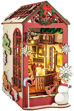 Rolife Miniatuurdiorama - DIY - Boekenhoek & Wonderland - Kerst Gereduceerde Prijs