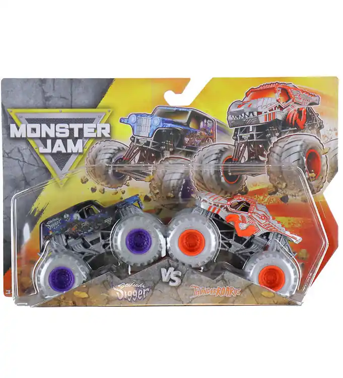 Korting Monster Jam Truck - 1:64 - 2-pack - Son-Uva Digger vs ThunderROA