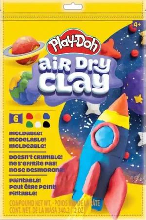 Rechtstreeks Van De Fabrikant Play-Doh Speelklei - Air Dry Clay - Multi Kleurzak - 340 g