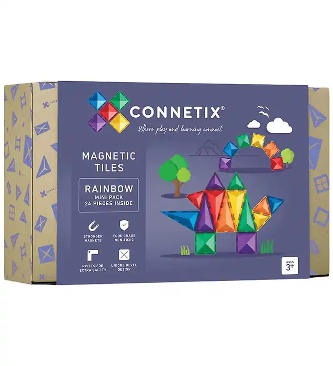 Connetix Magnetenset - 24 Onderdelen - Rainbow Shop Nu