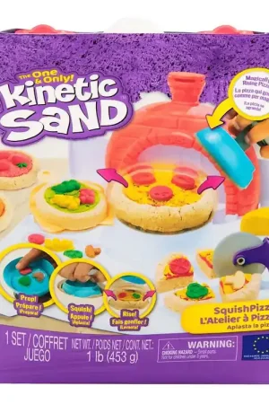 Exclusieve Aanbieding Kinetic Sand Strandset - Squish Pizza - 453 g
