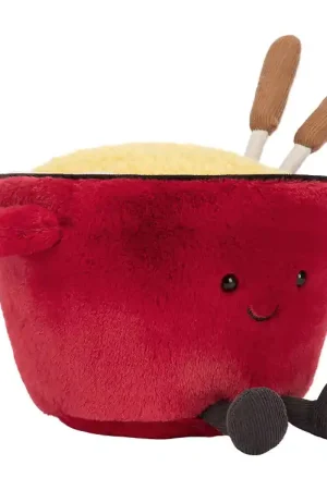Gecertificeerd Jellycat Knuffel - 13x20 cm - Amuseables Kaasfondue