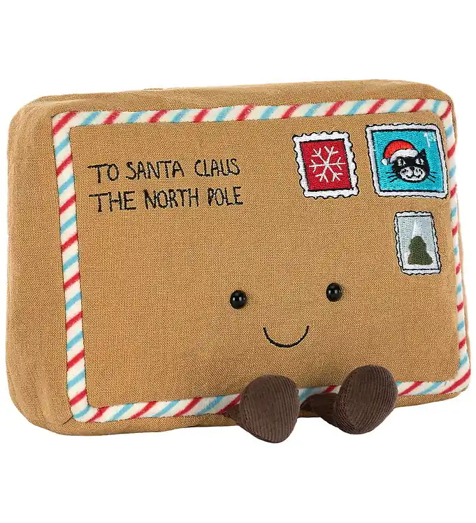 Weekendaanbieding Jellycat Knuffel - 15x18 cm - Amuseables Brief aan Santa