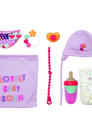 Lage Kosten Baby Born Poppen Accessoires - Pasgeboren Set - 7 Onderdelen