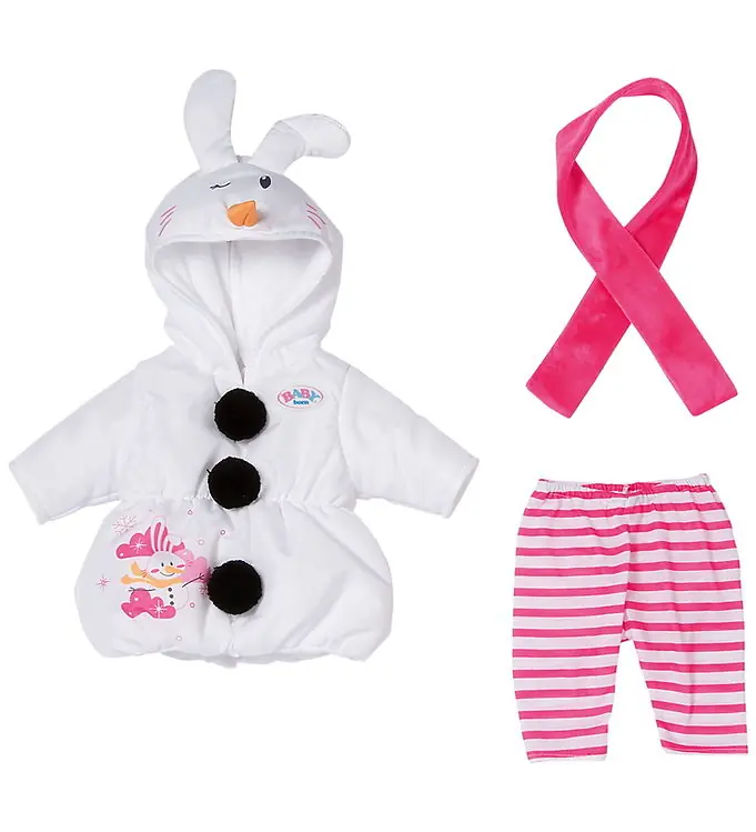Seizoensaanbieding Baby Born Poppenkleding - Sneeuwpoppak m. Sjaal - 43 cm