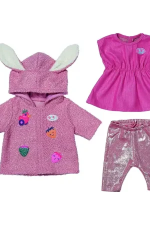 Baby Born Poppenkleding - Jassenset m. Jurk - 43 cm Laatste Kans