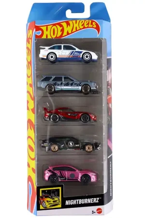 Laatste Kans Hot Wheels Auto's - 5-pack - NightBurnerz