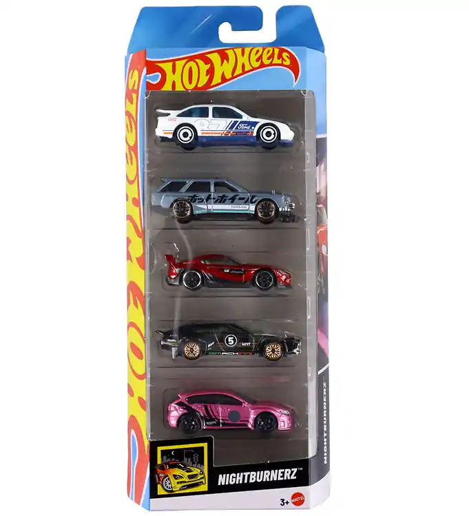 Laatste Kans Hot Wheels Auto's - 5-pack - NightBurnerz