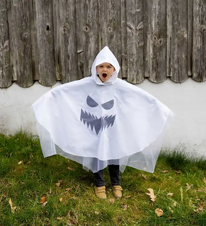 Great Pretenders Verkleedkleren - Tule cape - Spookachtig Ghost Betrouwbaar