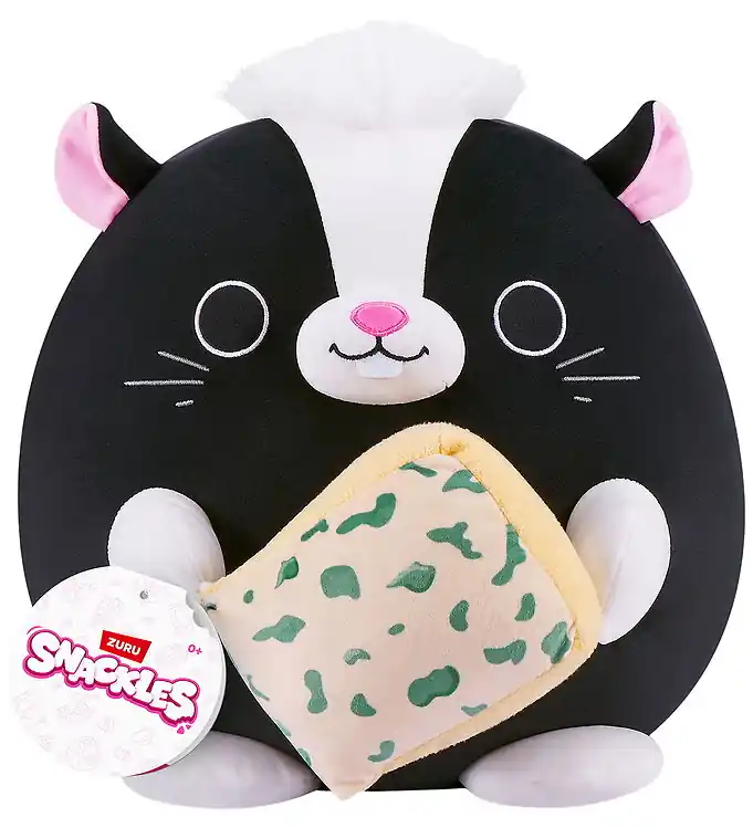Uitverkoop Snackles Knuffel - 20 cm - De stinkdier Fleur m. Beschimmelde ka