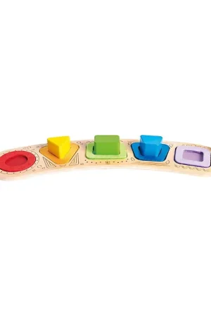 Hape Activiteitenspeelgoed - Peutervormenpuzzel Beperkt Aanbod