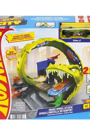 Gecertificeerd Hot Wheels Racebaan - Snake Spiral Attack