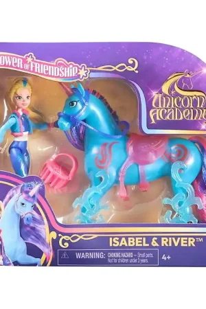 Gecertificeerd Unicorn Academy Speelgoedfiguren - 13,5 cm - Isabel & River