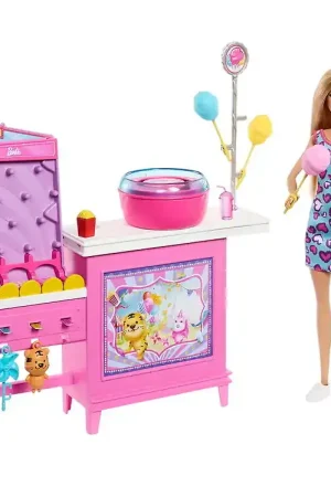 Barbie Pop - 30 cm - Mysteries Cotton Candy & Games Speelset Weekendaanbieding