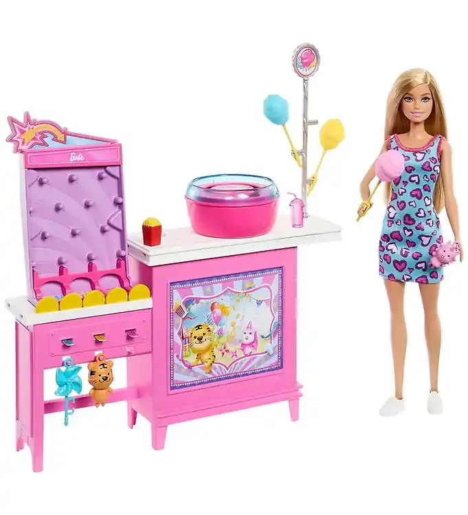 Barbie Pop - 30 cm - Mysteries Cotton Candy & Games Speelset Weekendaanbieding