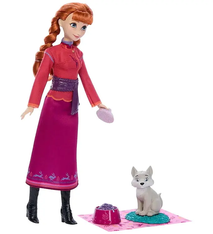 Voordeelprijs Disney Frozen Pop - 30 cm - Anna + Baby Fox
